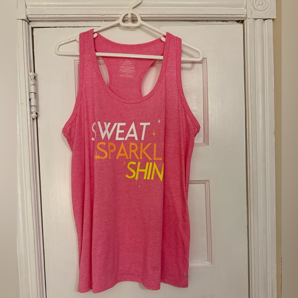 Pink Graphic Tank Top